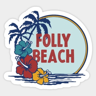 Folly Beach Decal Sticker